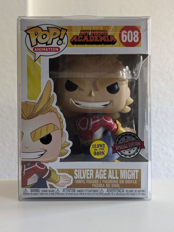 Funko Pop! - MHA - Silver Age All Might (Glow) - 608 | Kaufen auf Ricardo