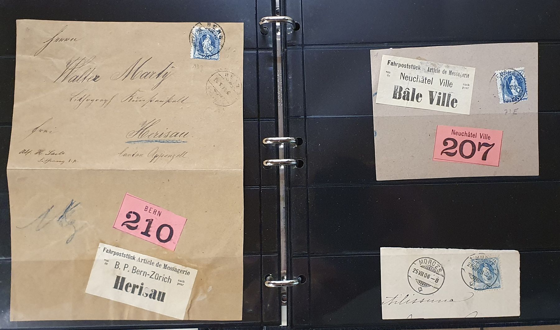 Tutti i francobolli: Album mit Stehende Helvetia – Usato da Kreuzlingen venduto da Rschweiz1 2