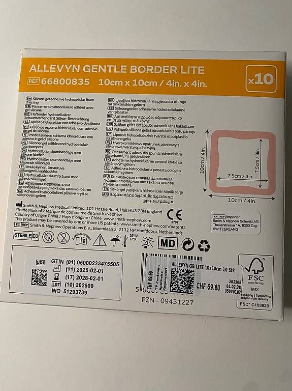 Verbandkästen: Wundpflaster Allevyn 9 Stk. Originalverpackt – Gebraucht aus Adlikon von suermel2000 1