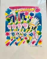 Basler Fasnacht 1998 Litho von Walter Lienert (ohne Rahmen)