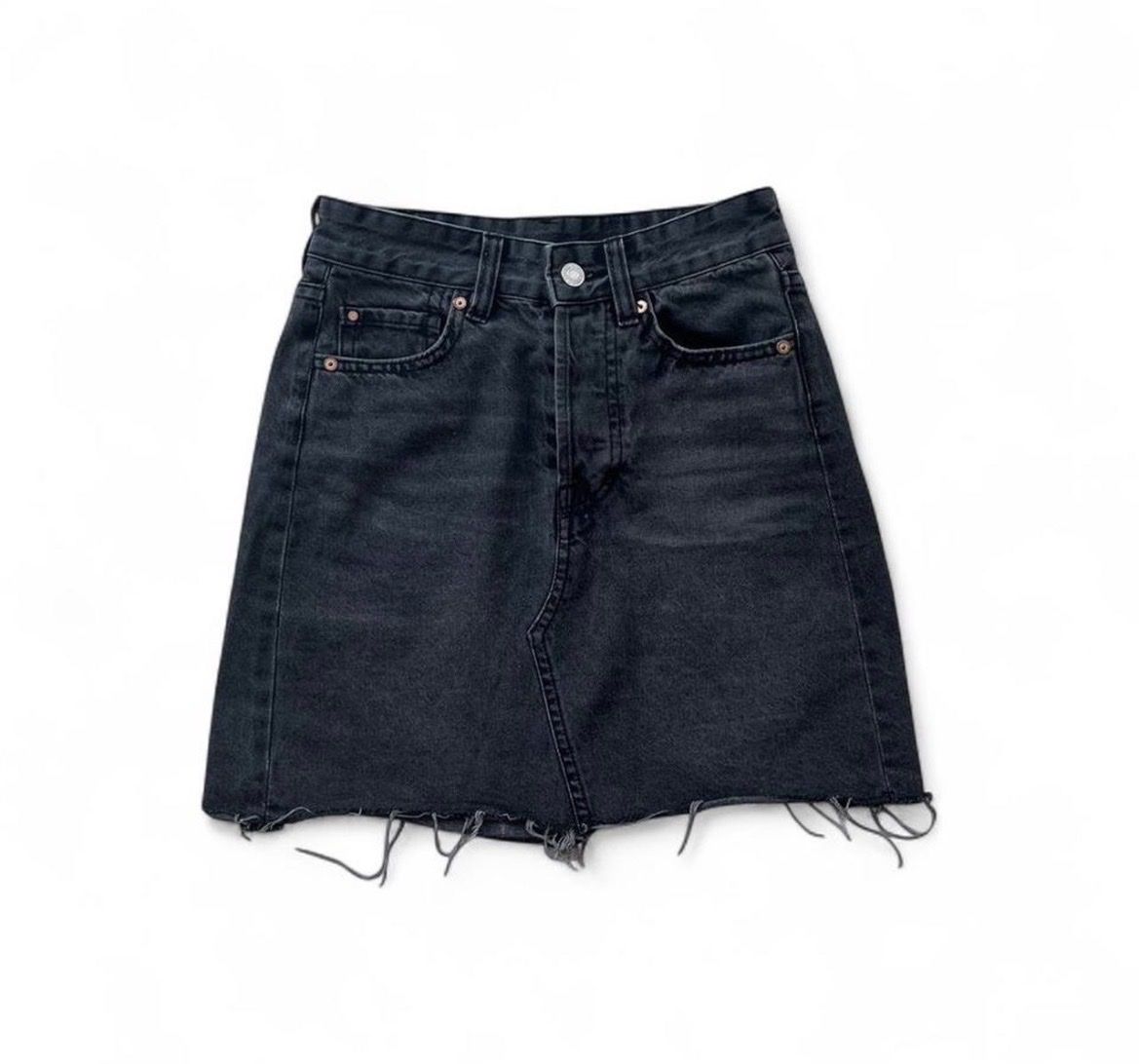 H&M Gonne: Schwarz/Grauer Jeansrock Gr. 34 H&M – Nuovo (secondo la descrizione) da Vaduz venduto da besties