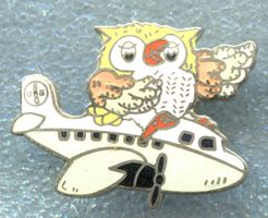 UBS  Eule  Flugzeug