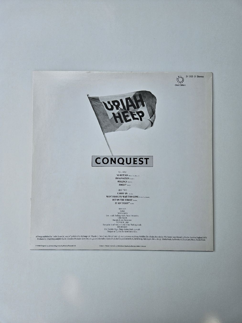 Dischi in vinile: Vinyl Schallplatte Uriah Heep - Conquest – Usato da Zürich venduto da Mme.Sora 1