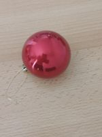 Rote Weihnachtskugel glänzend Deko Baumschmuck🎄🎅🏼