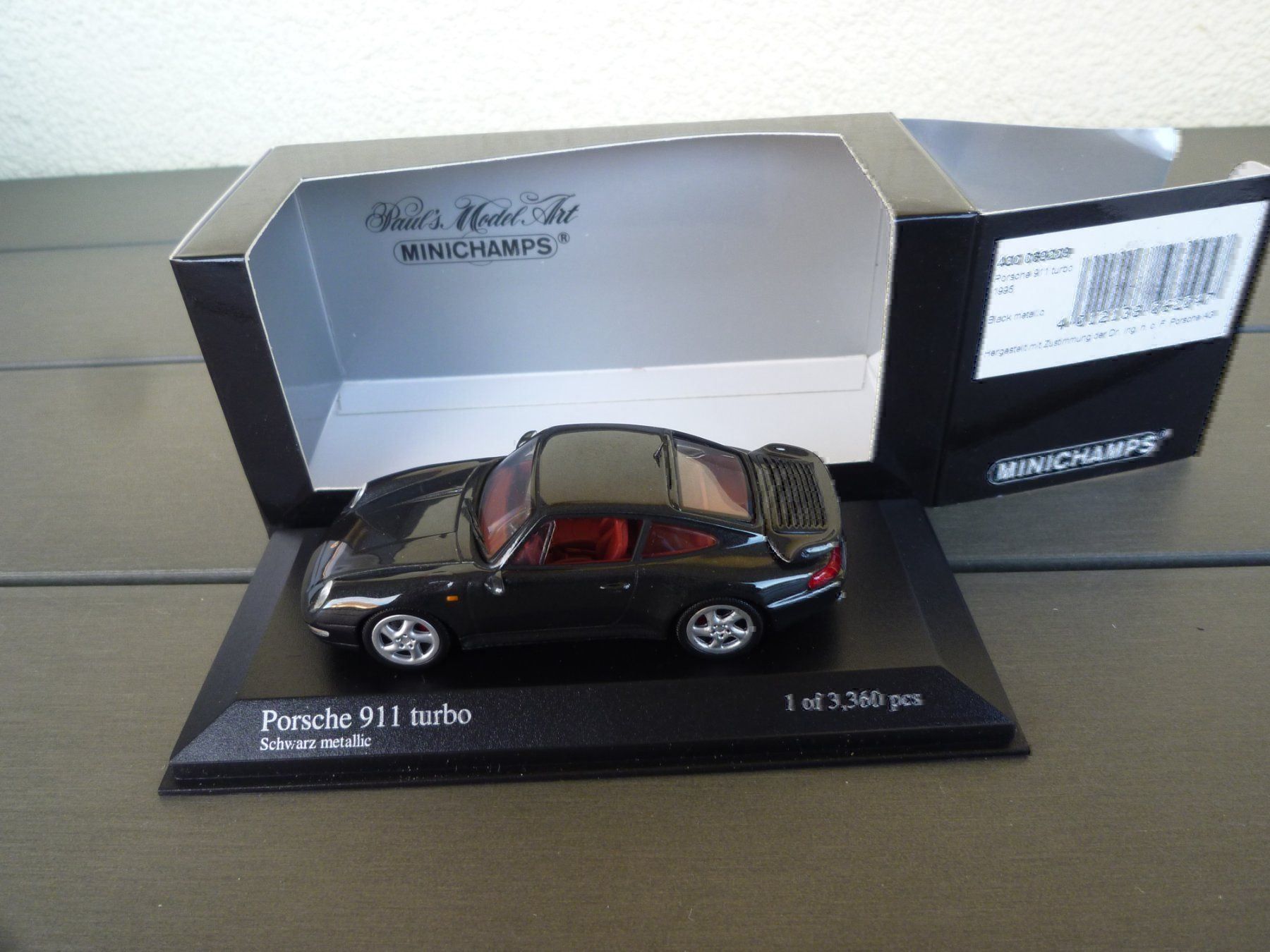 Minichamps Modellini d'auto: Porsche 911 Turbo (1995) – Nuovo e nell'imballaggio originale da Flawil venduto da Imperiosud 4
