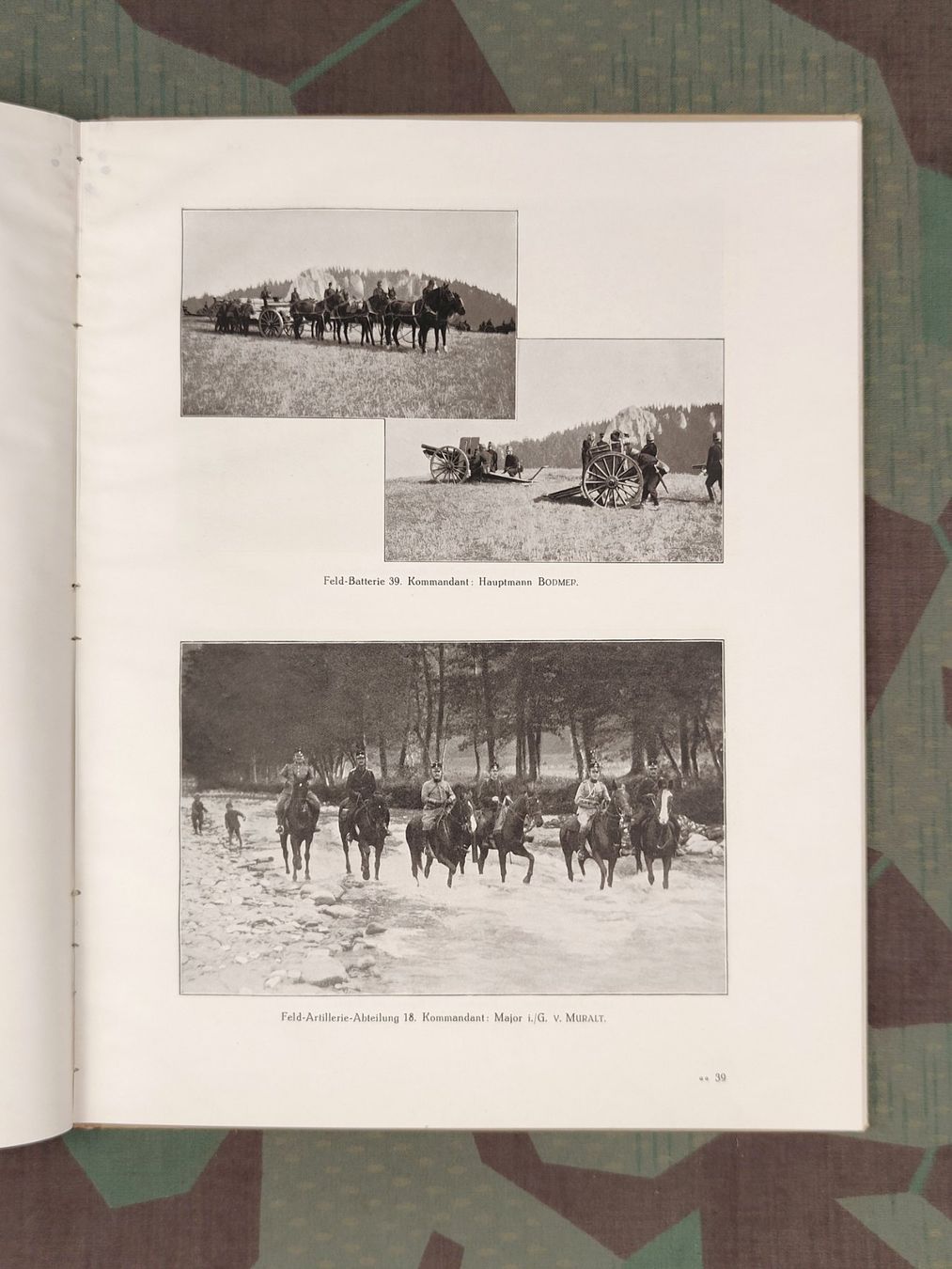 Schweizer Armee Uniformi: Album 5. Division 1915, mit Widmung – Usato da Bauma venduto da SwissMilitaria 4