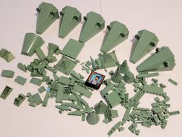 Lego Harry Potter burg dach steine, hellgrün, TOP !