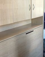 Zehnder Klappbett Eiche hell 90x200 mit Aufsatz