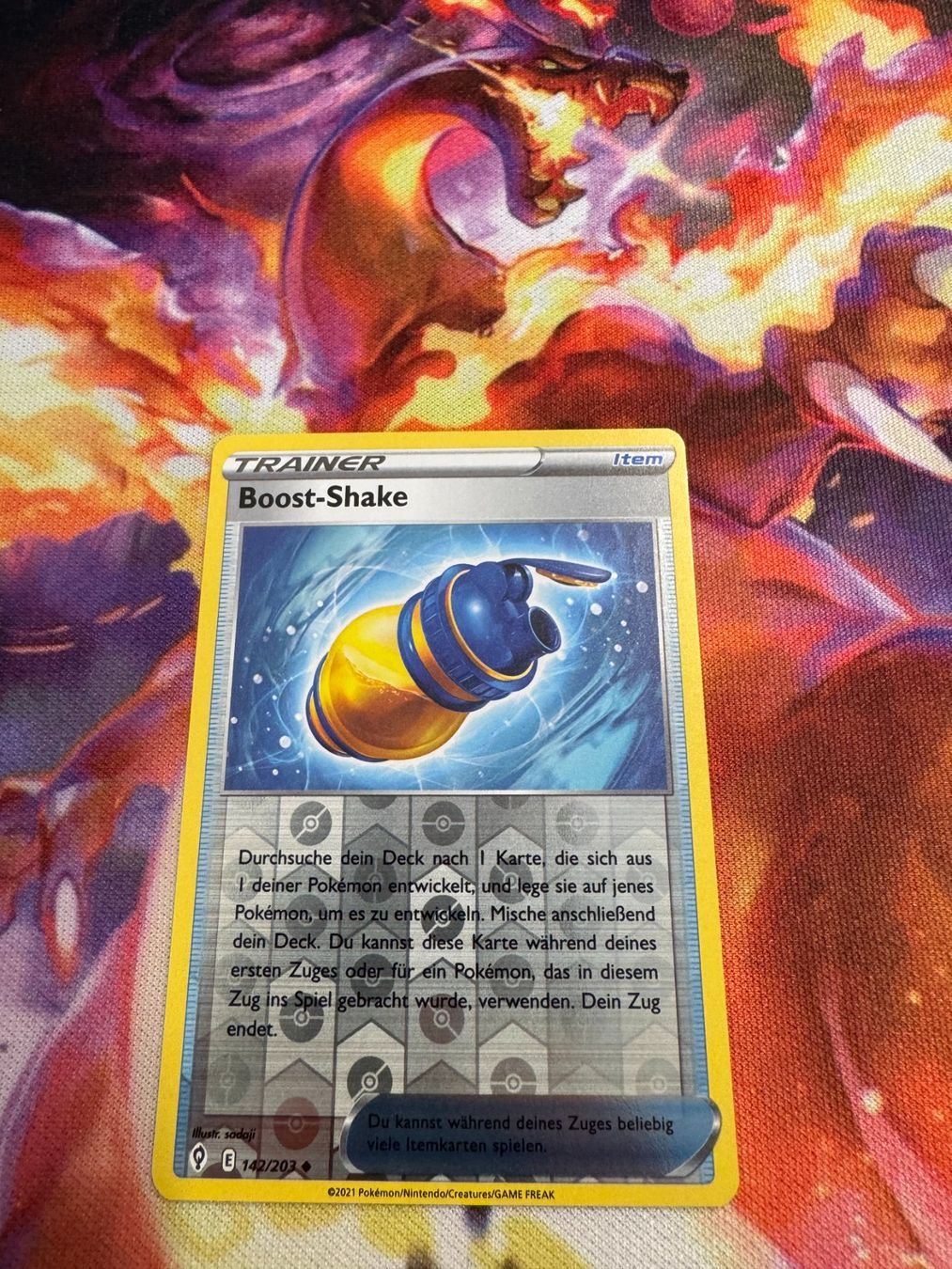 Pokémon Carte collezionabili: Boost-Shake (EVS 142) / Reverse Holo / Drachenwandel – Nuovo (secondo la descrizione) da Bülach venduto da CherryBlu