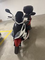 Roller Kymco Super 8 125 weiss-rot 2011