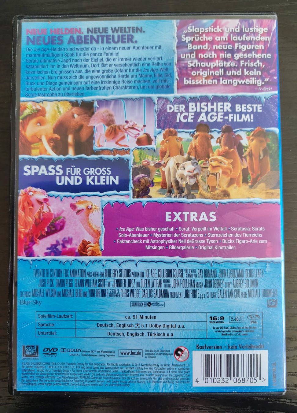 Tutti i DVDs: ICE AGE 5 - Kollision voraus! – Usato da Grünenmatt venduto da Roesi6 1
