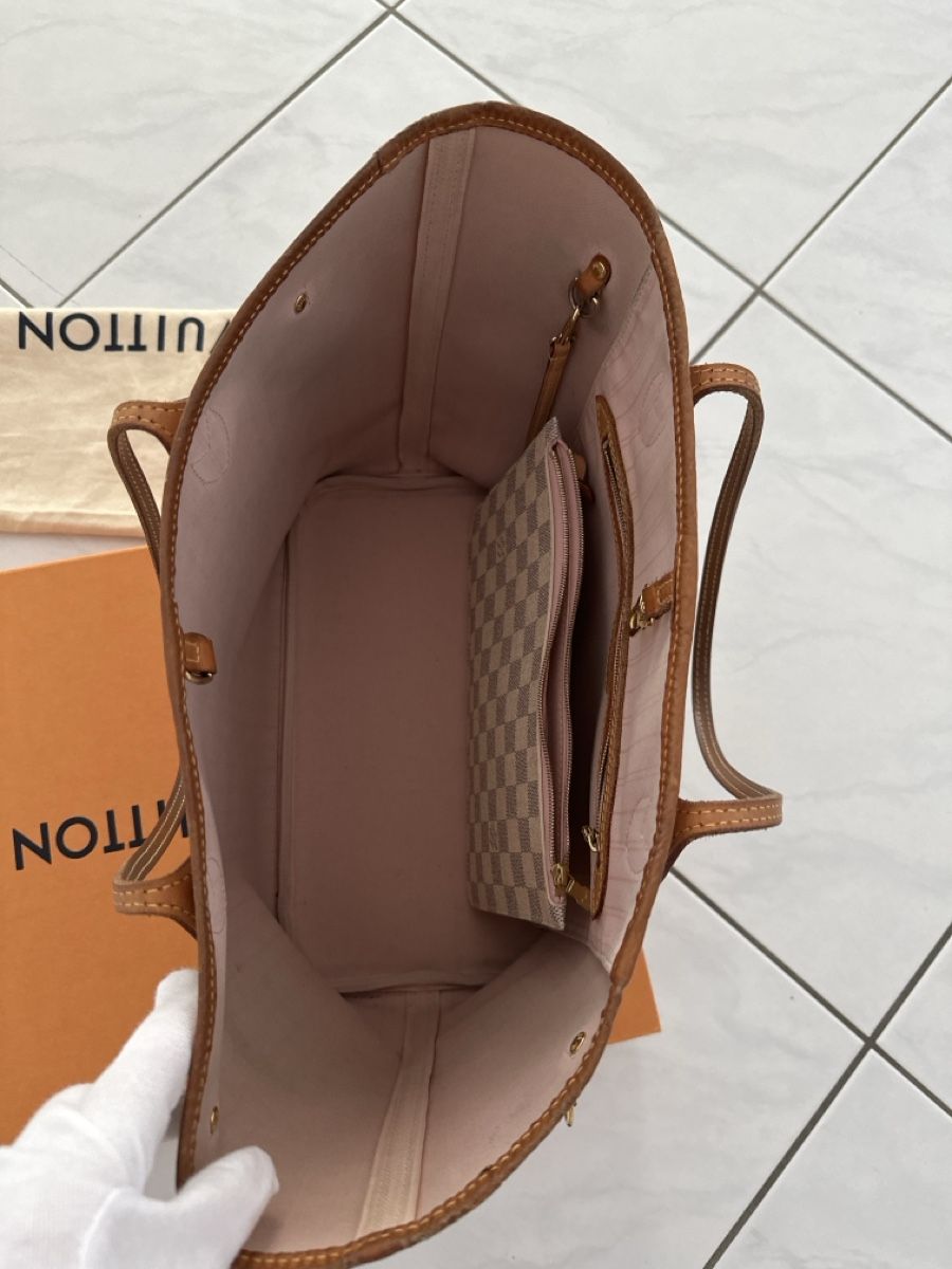 Louis Vuitton Borse da donna: Louis Vuitton Neverfull MM Damier Azur – Usato da Elsau venduto da Sherwood0 4