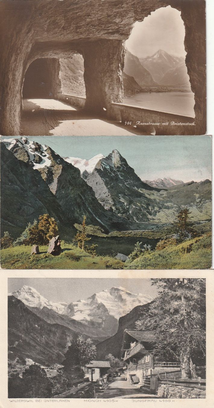Cartoline postali: 15 verschiedene alte Ansichtskarten Schweiz – Usato da Rupperswil venduto da Ema10 8