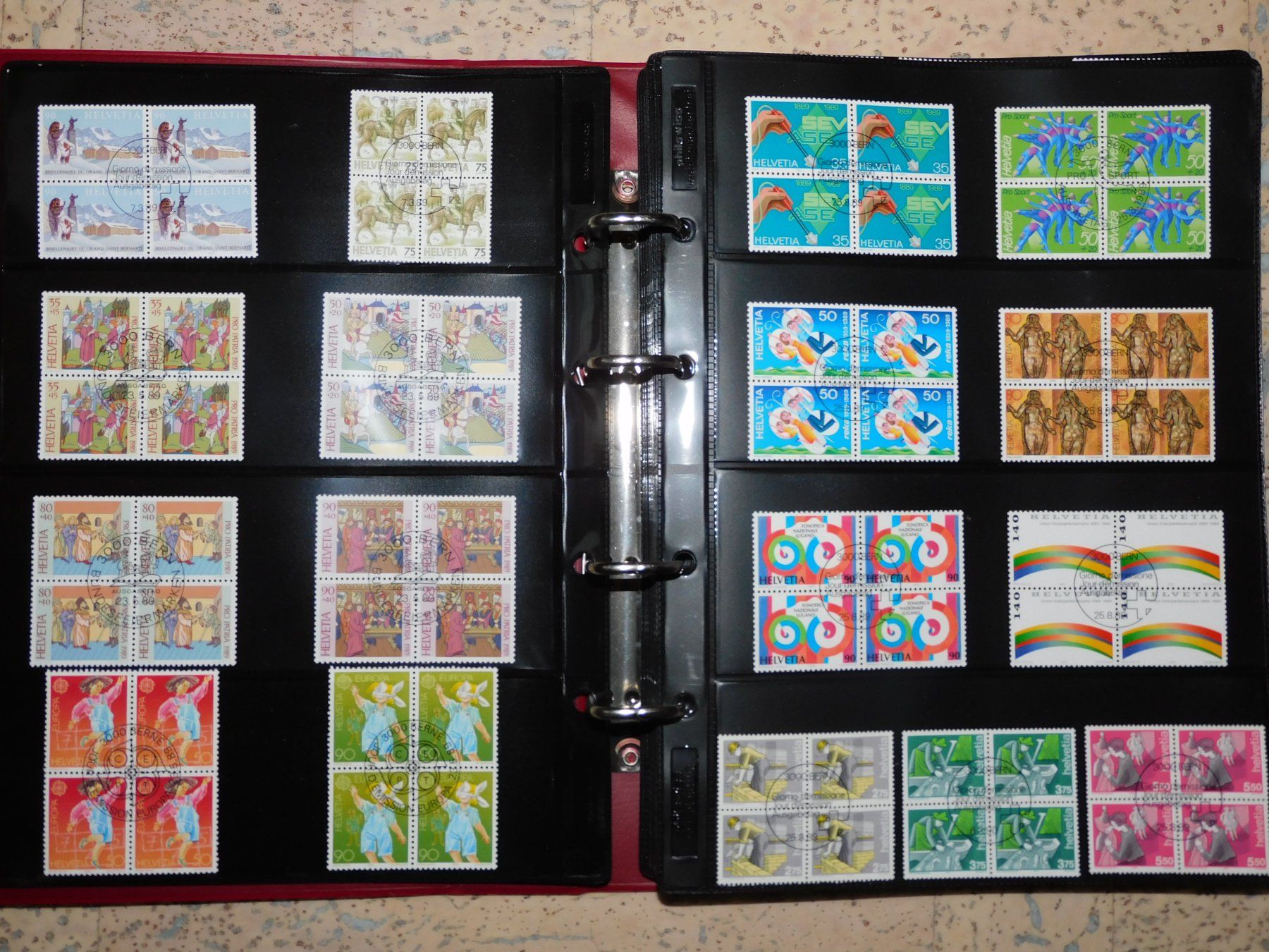 Alle Briefmarken: Briefmarken Sammlung in Alben und Ordner – Gebraucht aus St. Niklaus VS von sportler60 4