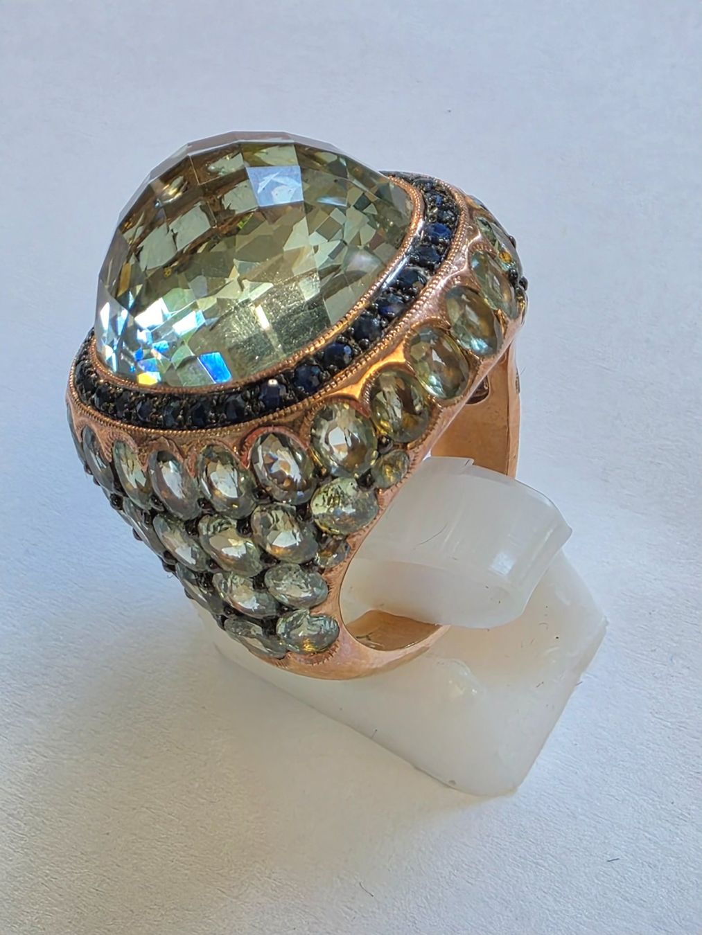 Ringe: Ring Prasiolith Safir Grösse 54 – Neu (gemäss Beschreibung) aus Zürich von Bieter04 2