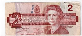 Kanada $ 2 Dollars 1986 Banknote