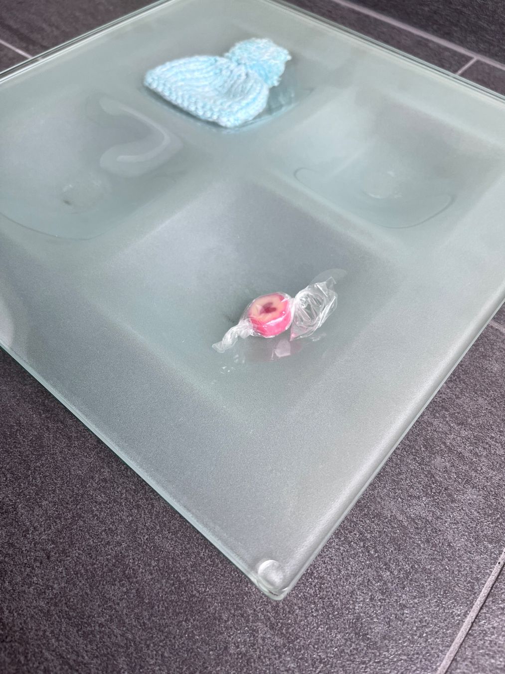 Untersetzer: Dekorativer Pfannenuntersetzer aus Glas – Gebraucht aus Stein AR von PetraF0102 1