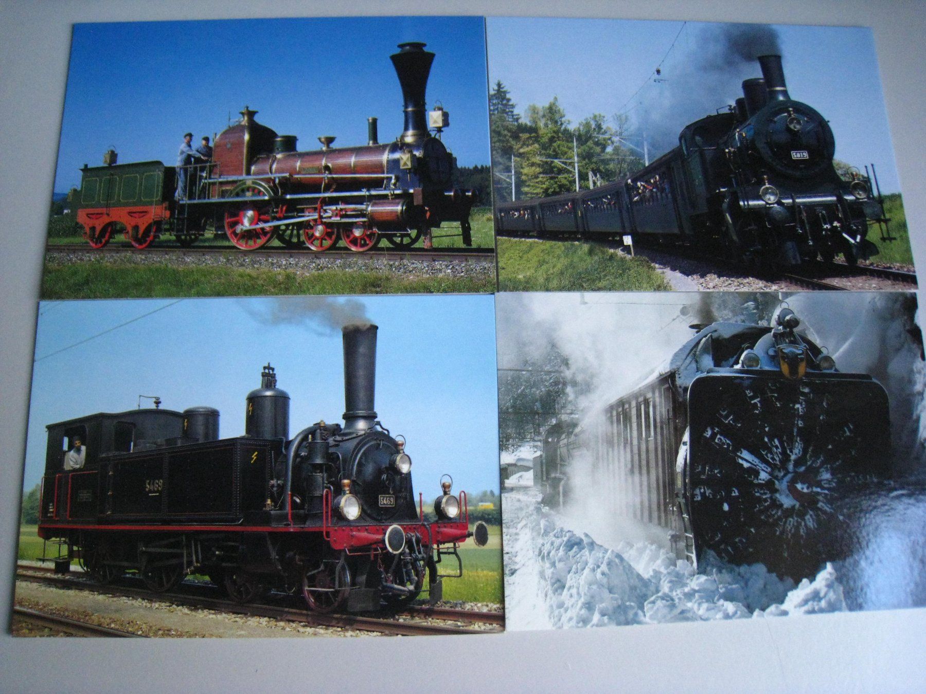 Livres: 16 Ansichtskarten von Schweizer Dampfloks – Neuf (Voir description) à Buchs ZH par swiss-train 1