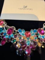 Wunderschöne Swarovski Halskette, Statementkette, bunt