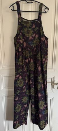 Damen Latzhose gemustert Baumwollmix diverse Farben