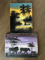 2 Bilder aus „Afrika“ 25x35 cm