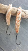 Perlmutt Spangen Set, 2 Stück. Montiert