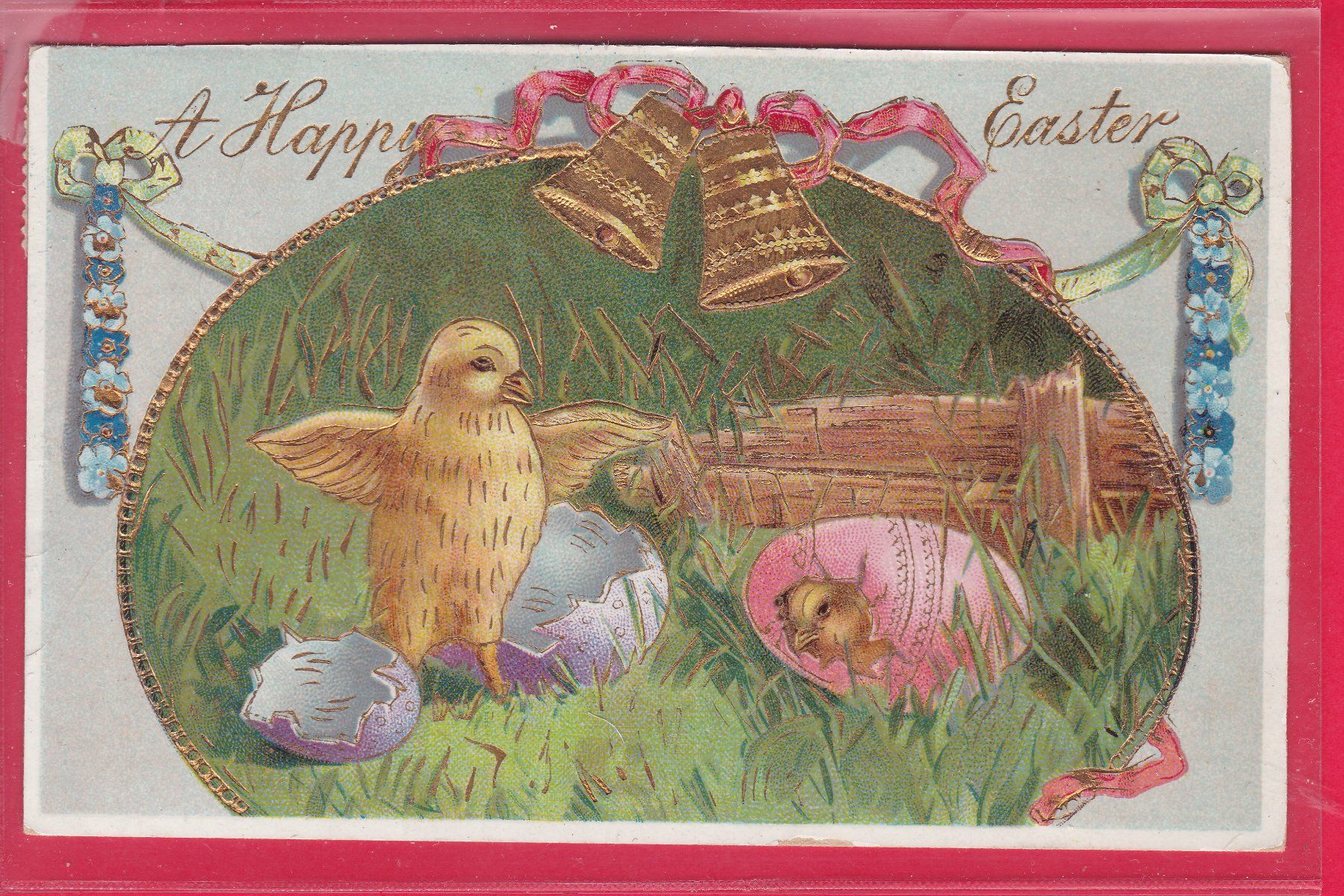 Cartoline postali: PRÄGEKARTE, A HAPPY EASTER – Usato da Oberrieden venduto da Gebirgsstelze