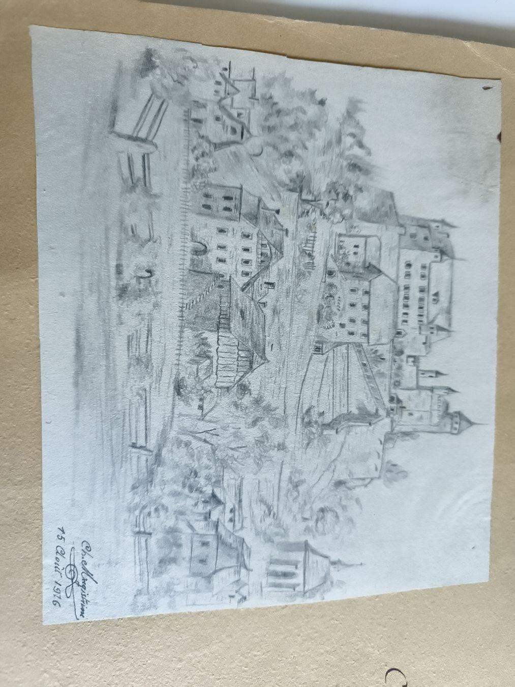 Dipinti: château de Lucerne dessin de 1916  – Usato da Prilly venduto da jor_x27s 1