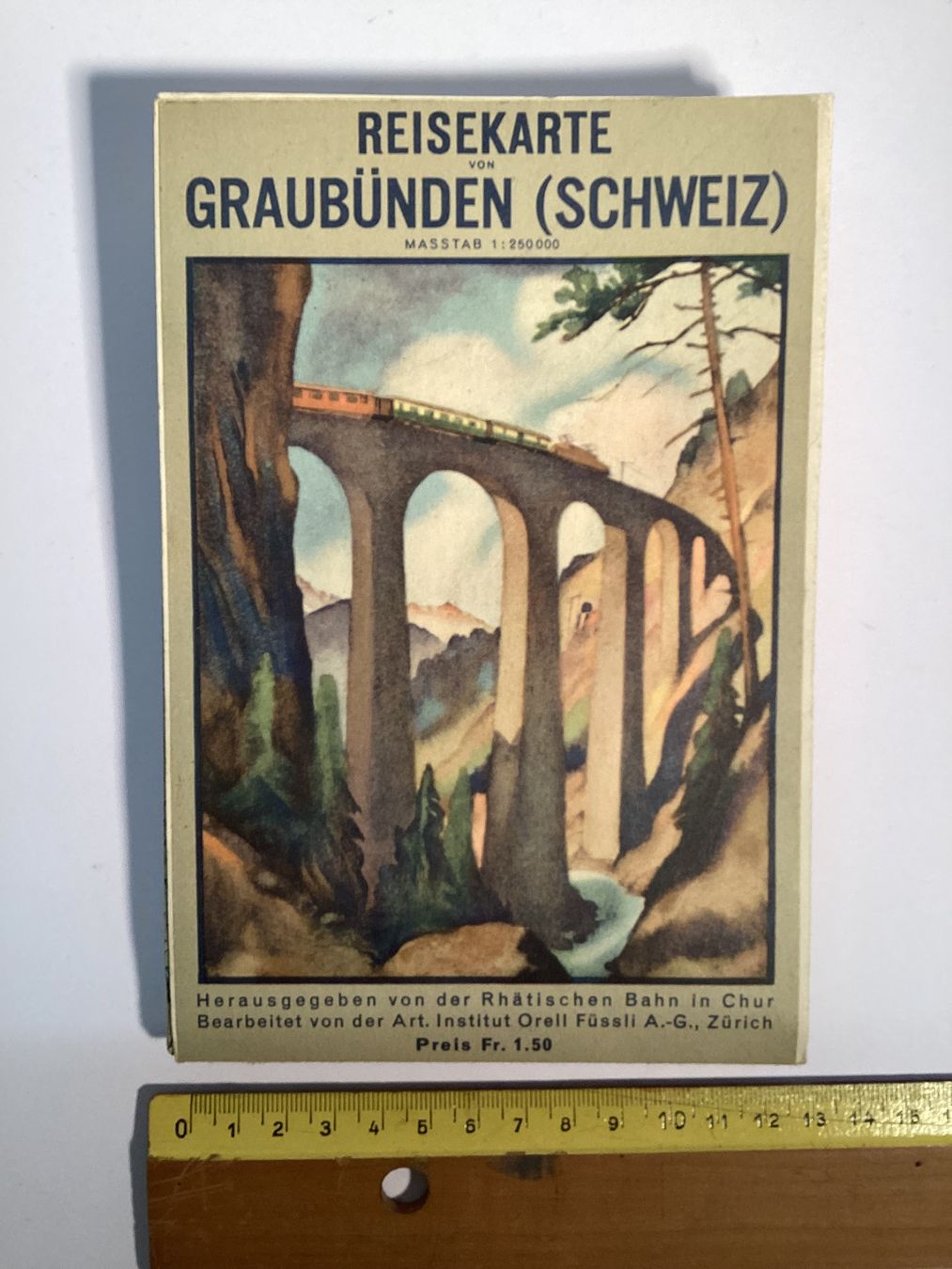 Cartine & Atlanti: Alte Reisekarte Graubünden – Usato da Eglisau venduto da mar_5rn2