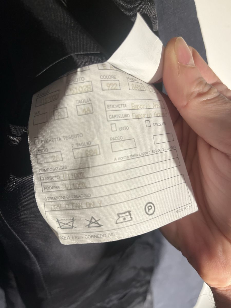 Armani Completi, tute sportive e funzionali: ARMANI LINEN BLAZER – Usato da zürich venduto da monosorg 3