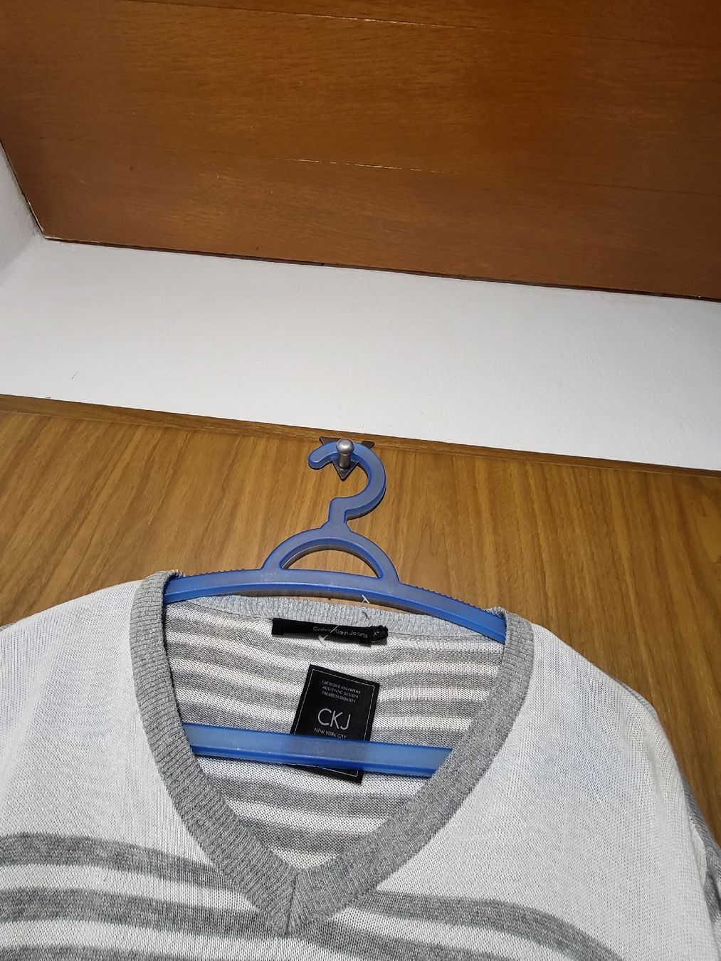 Calvin Klein Maglioni & Felpe: Pull coton Calvin Klein XXL rayé gris/blanc - – Usato da Niedergösgen venduto da Eva2410 4