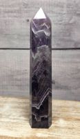 Chevron Amethyst Obelisk B 293g