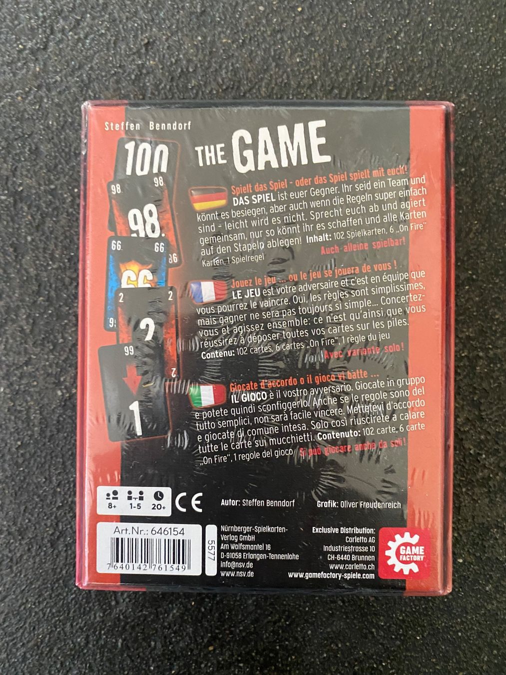 Jeux: The Game – Neuf avec emballage d'origine à Bern par Ledica 1