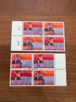 1974 CH Erstag gest.Viererblock mit Tab  (K90)