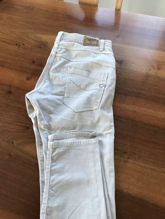 Damen Hose Please hellgrau Grösse Small guter Zustand