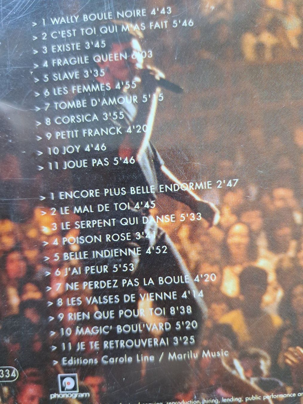 CD: Cd François Feldman à Bercy  – Usato da Pully venduto da bro_n52j 2