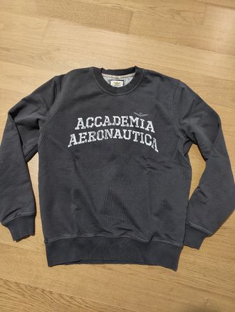 Aeronautica Militare Pullover grau Baumwolle Grösse M