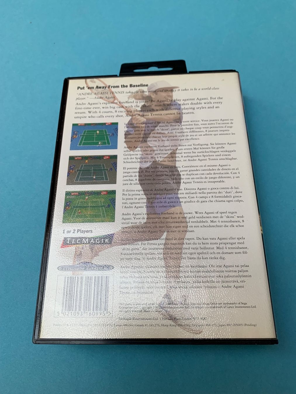 Sega Giochi: Mega Drive / Andre Agassi Tennis – Usato da Kölliken venduto da sergesellsretro 1