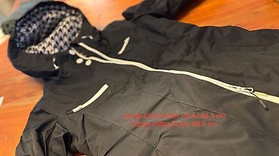 Schwarze Winterjacke, wasserabweisend, Grösse M, Top!
