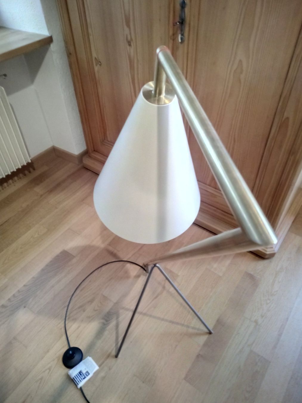 Lampen: Mid- Century Designer Ambiente Lampe Weiß – Gebraucht aus Zürich von edi_c2m6 4