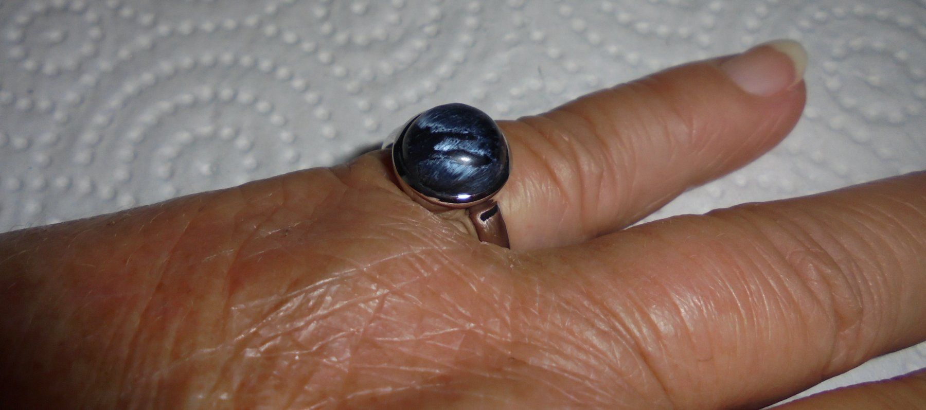 Anelli: Echtschmuck: Pietersit-Silberring 16/50 – Nuovo (secondo la descrizione) da Zuchwil venduto da maumauchi 4