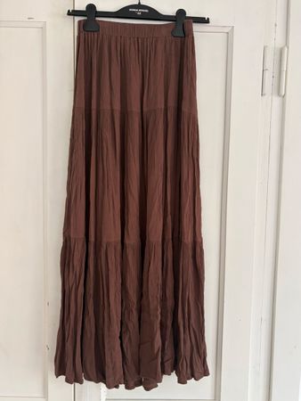 Stradivarius Maxirock braun Grösse S guter Zustand
