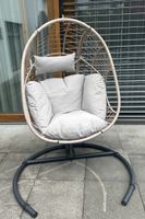 Hängesessel Rattansitz mit Kissen guter Zustand