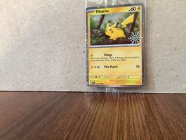 Exklusive holografische pikachu karte