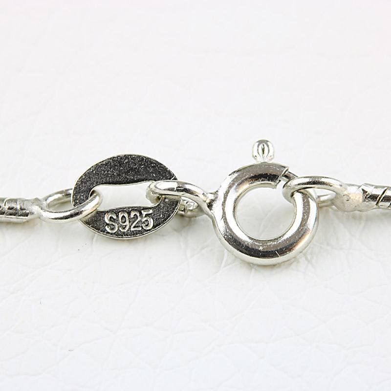 Catenine: Schlangenkette Silber rhod. 1,6 / 40 cm – Nuovo e nell'imballaggio originale da Mauren venduto da Yeelen 1