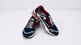 SANDRO Paris Flame Sneakers Gr. 36 Navy Rot Weiss