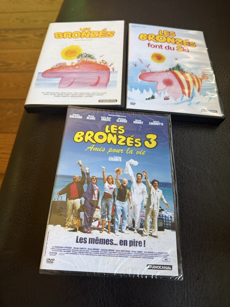 Alle DVDs: Trilogie: Les Bronzés  – Gebraucht aus Troinex von grigri2020