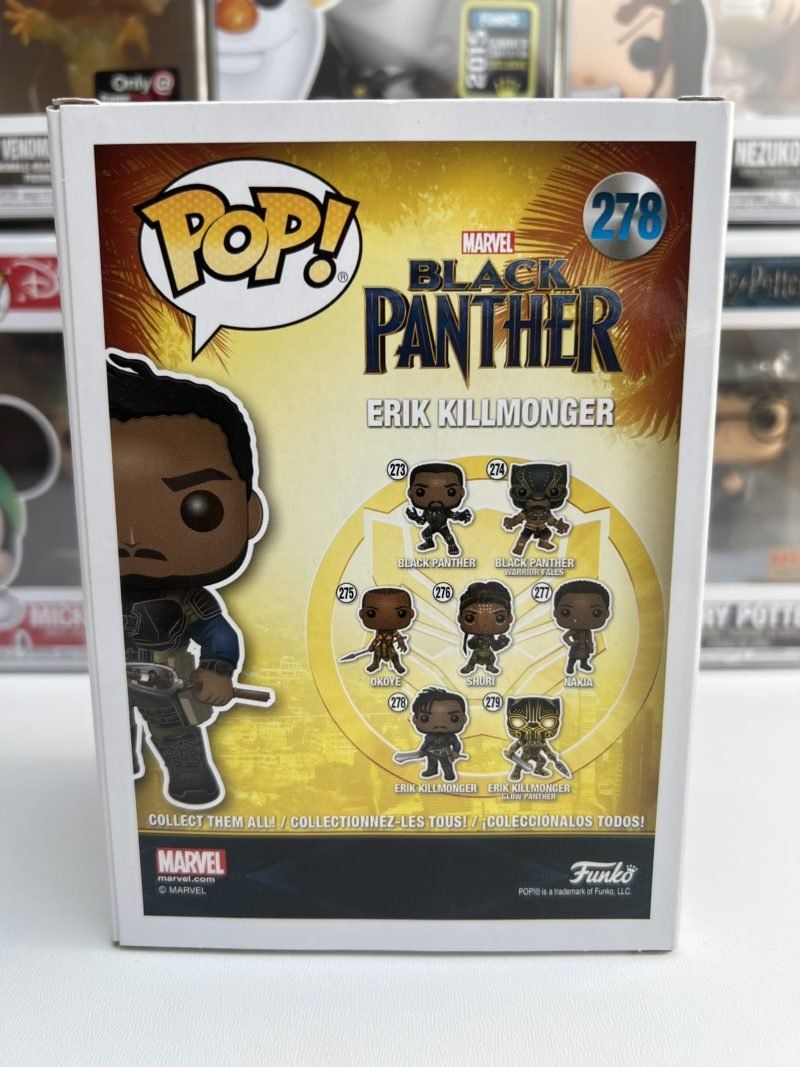Funko Statuette: Funko POP! Black Panther Erik Killmonger Edit. Limitée Chase – Nuovo e nell'imballaggio originale da Le Mouret venduto da perfectbijou 2