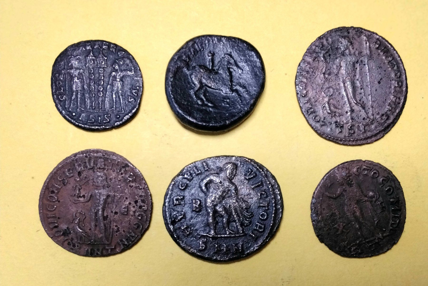 Alle Münzen: 6 antiche monete romane – Gebraucht aus Locarno von Muzio 1