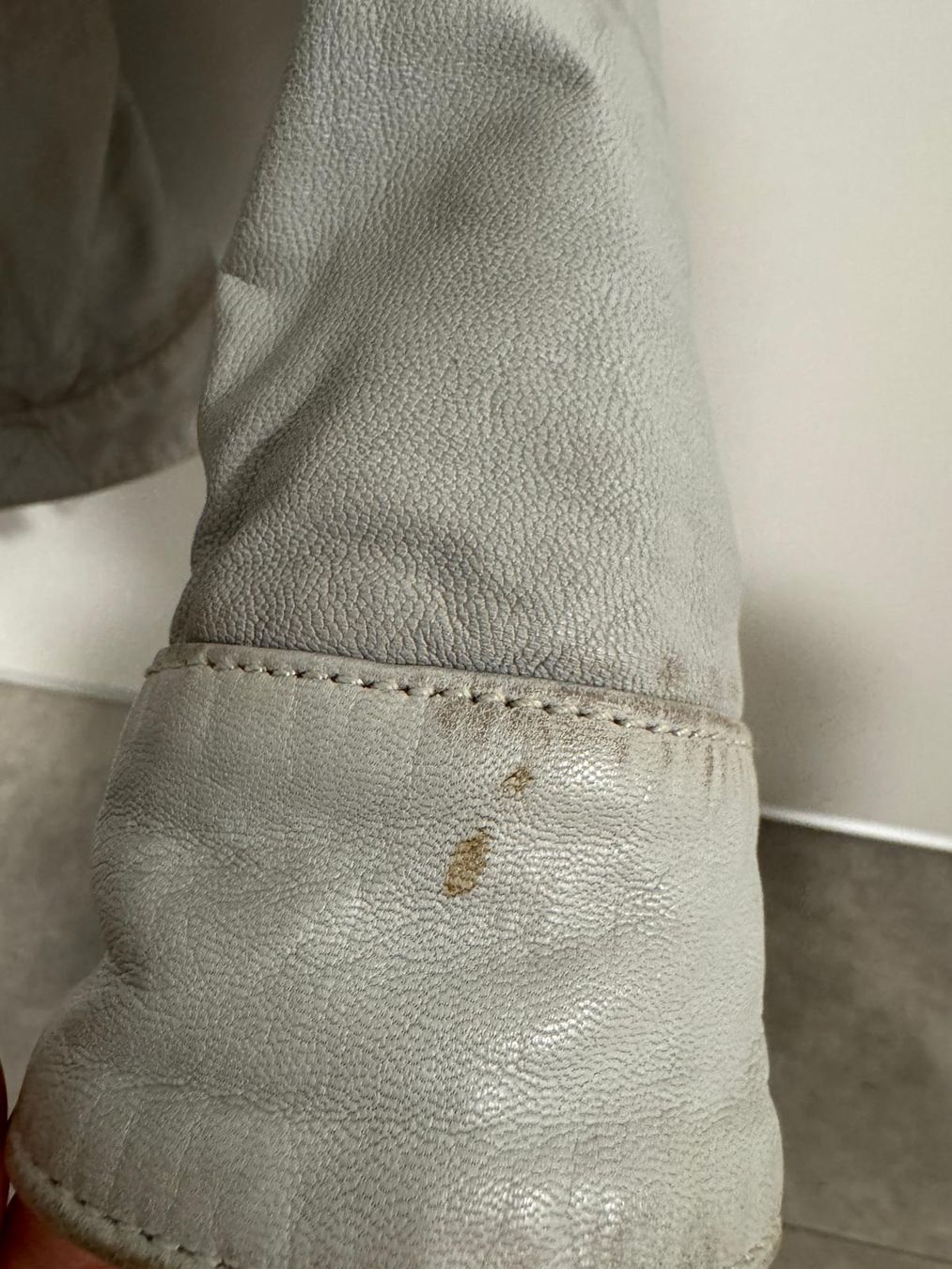 Giacche: Lederjacke Gipsy hellgrau – Usato da Sempach venduto da Dachkatze 3